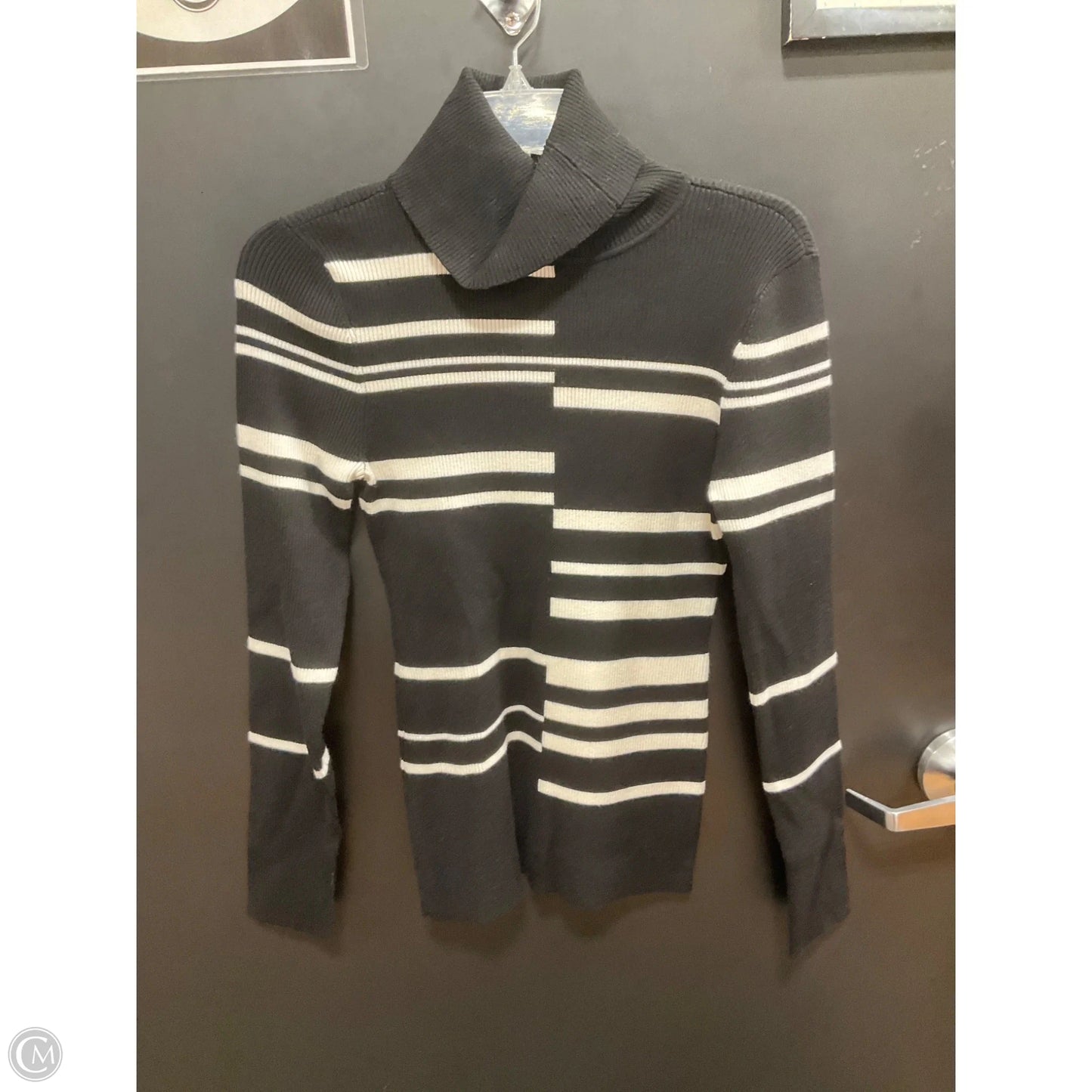 Sweater By White House Black Market In Black & White, Size: M