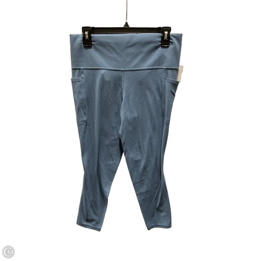 Athletic Leggings By Athleta In Blue, Size: L