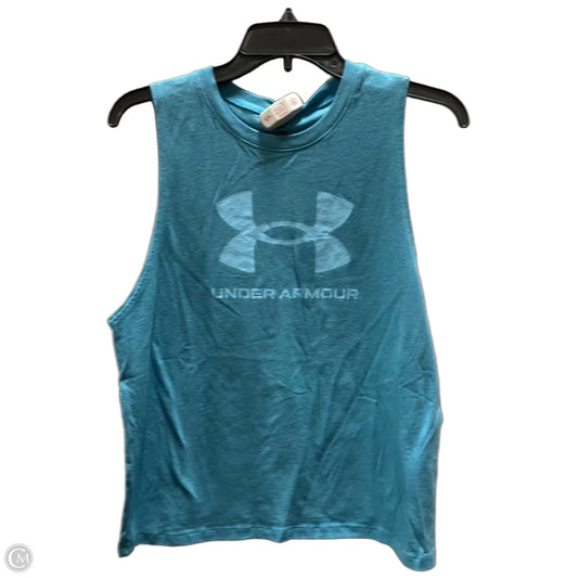 Athletic Tank Top By Under Armour In Blue, Size: L