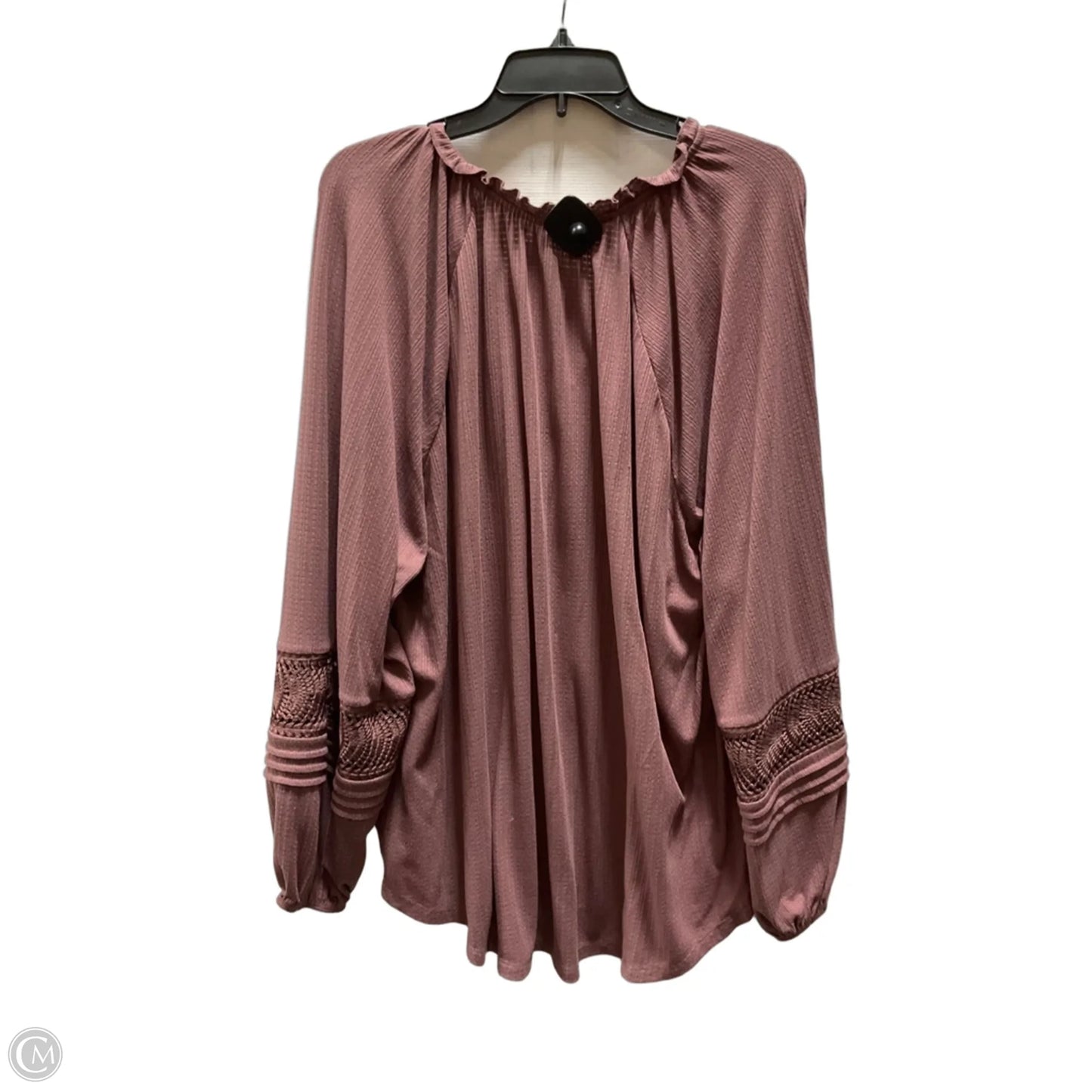 Top Long Sleeve By Torrid In Pink, Size: 3x