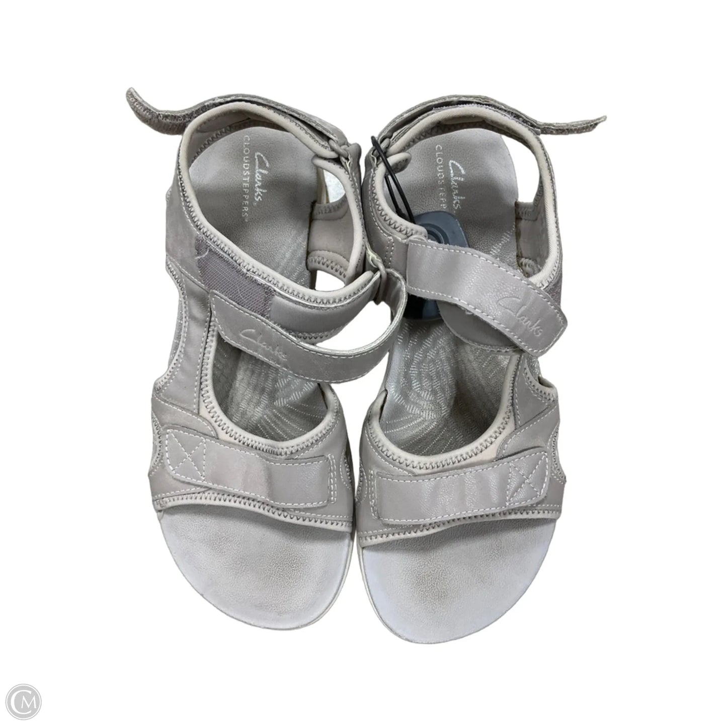 Sandals Flats By Clarks In Beige, Size: 8.5