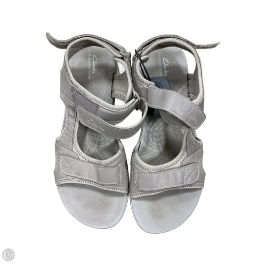 Sandals Flats By Clarks In Beige, Size: 8.5
