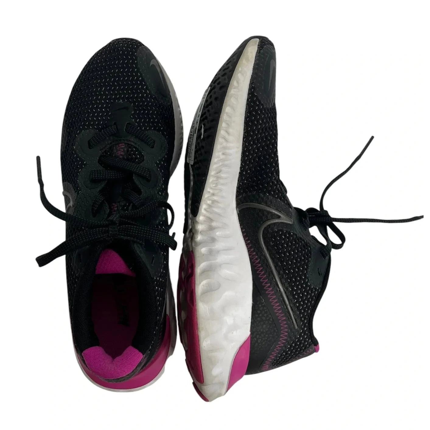 Shoes Athletic By Nike In Black & Pink, Size: 6.5