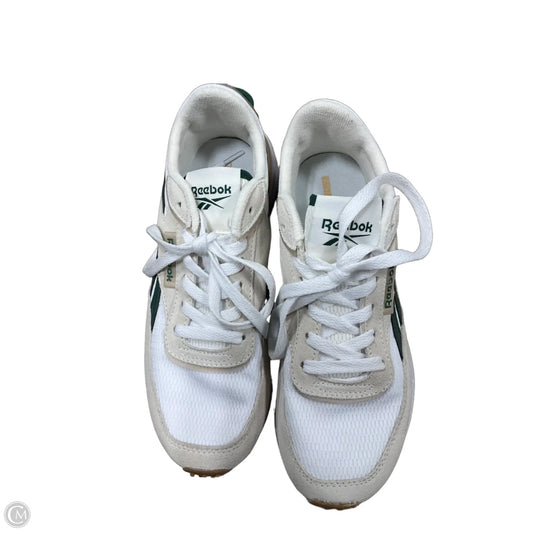 Shoes Athletic By Reebok In Green & White, Size: 7