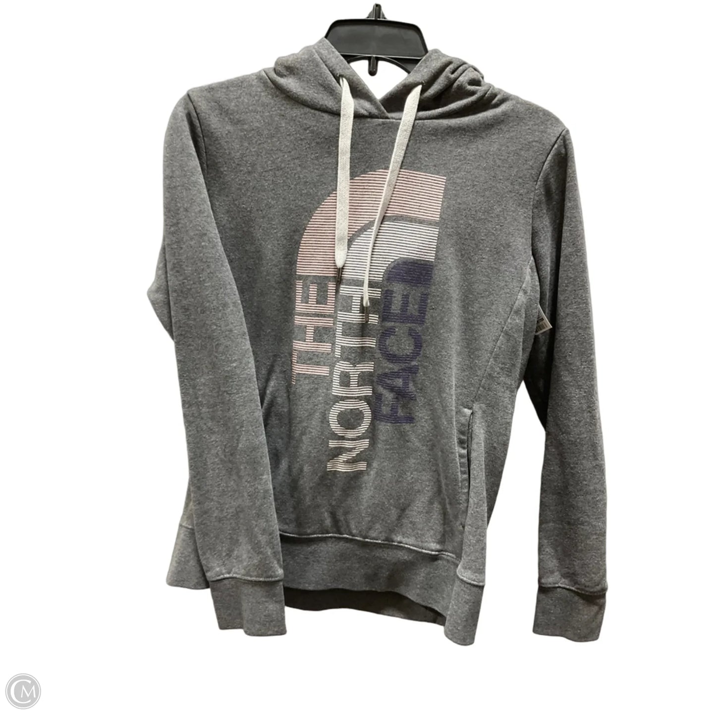 Sweatshirt Hoodie By The North Face In Grey, Size: M