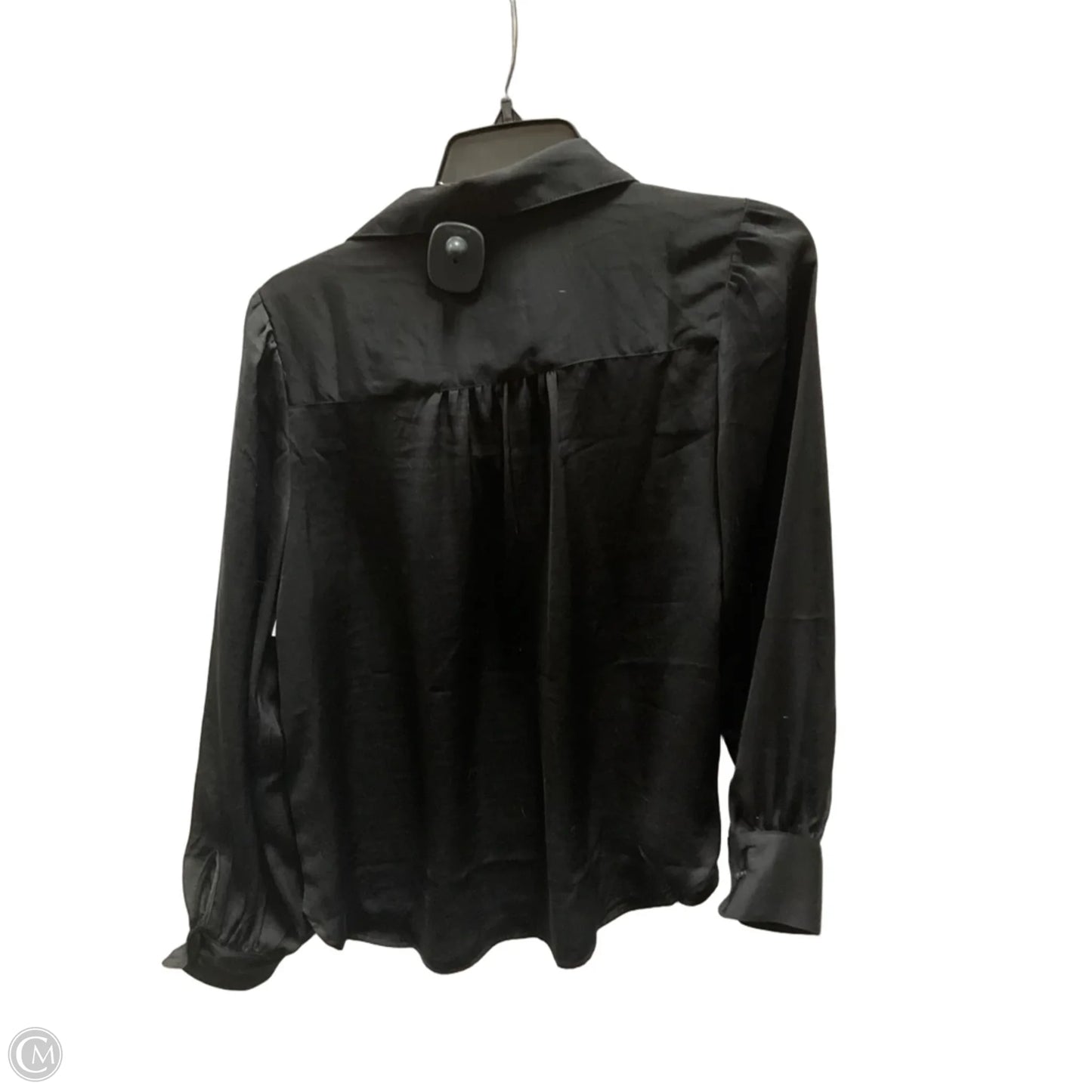 Top Long Sleeve By Banana Republic In Black, Size: S