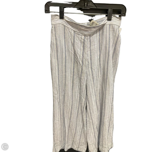 Pants Linen By Cloth & Stone In Striped Pattern, Size: S