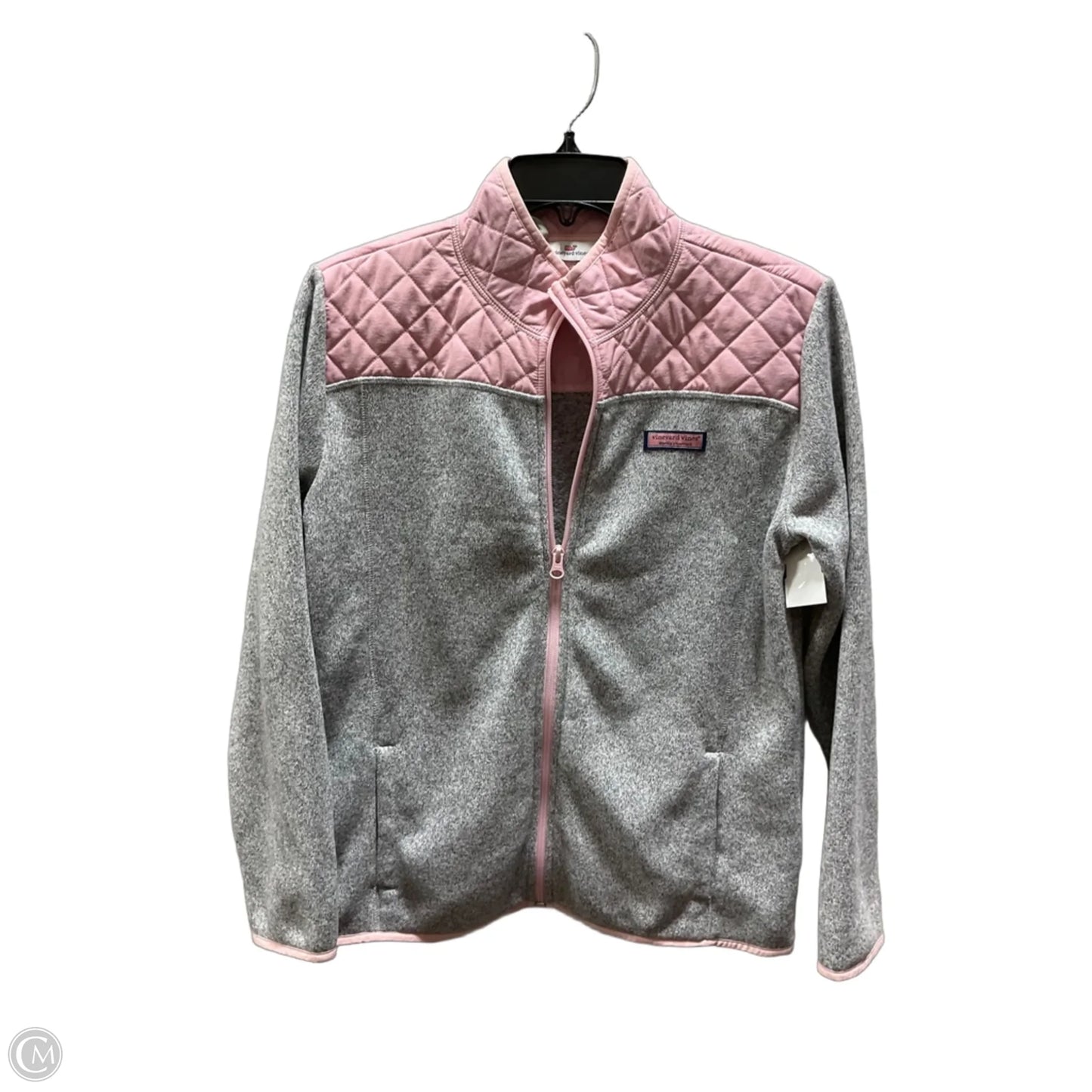 Jacket Other By Vineyard Vines In Grey & Pink, Size: Xl