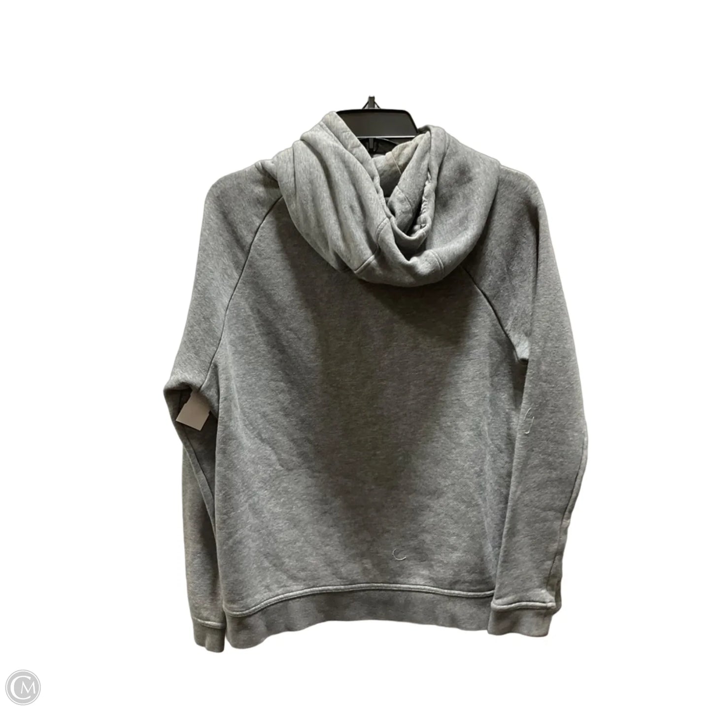 Sweatshirt Hoodie By Nike In Grey, Size: M