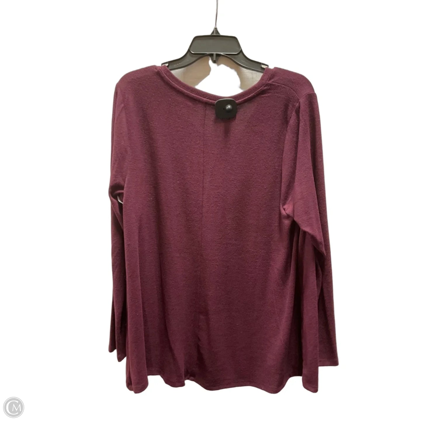 Top Long Sleeve By Lane Bryant In Red, Size: Xl