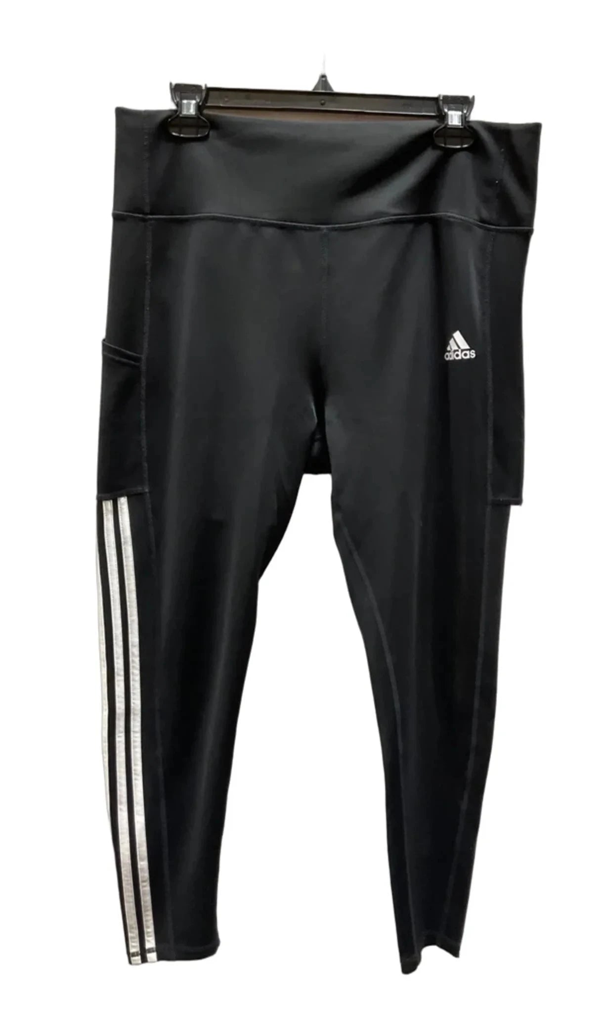 Athletic Leggings By Adidas In Black, Size: Xl