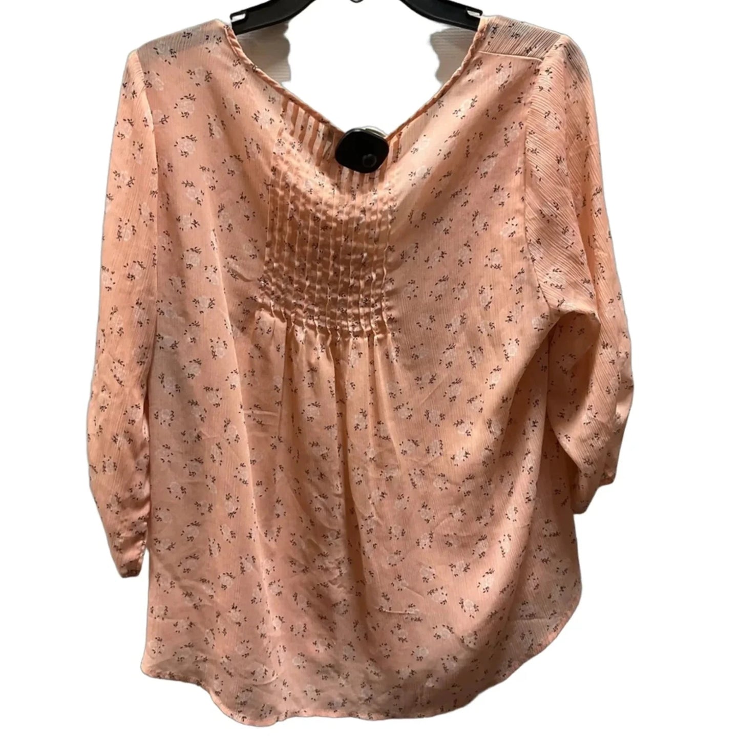 Top Long Sleeve By Torrid In Pink, Size: L