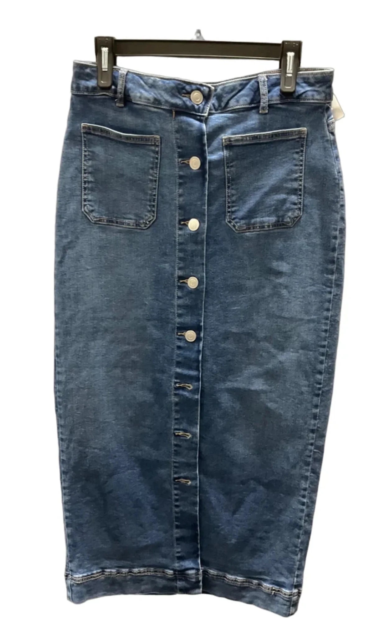 Skirt Maxi By Bagatelle In Blue Denim, Size: 10