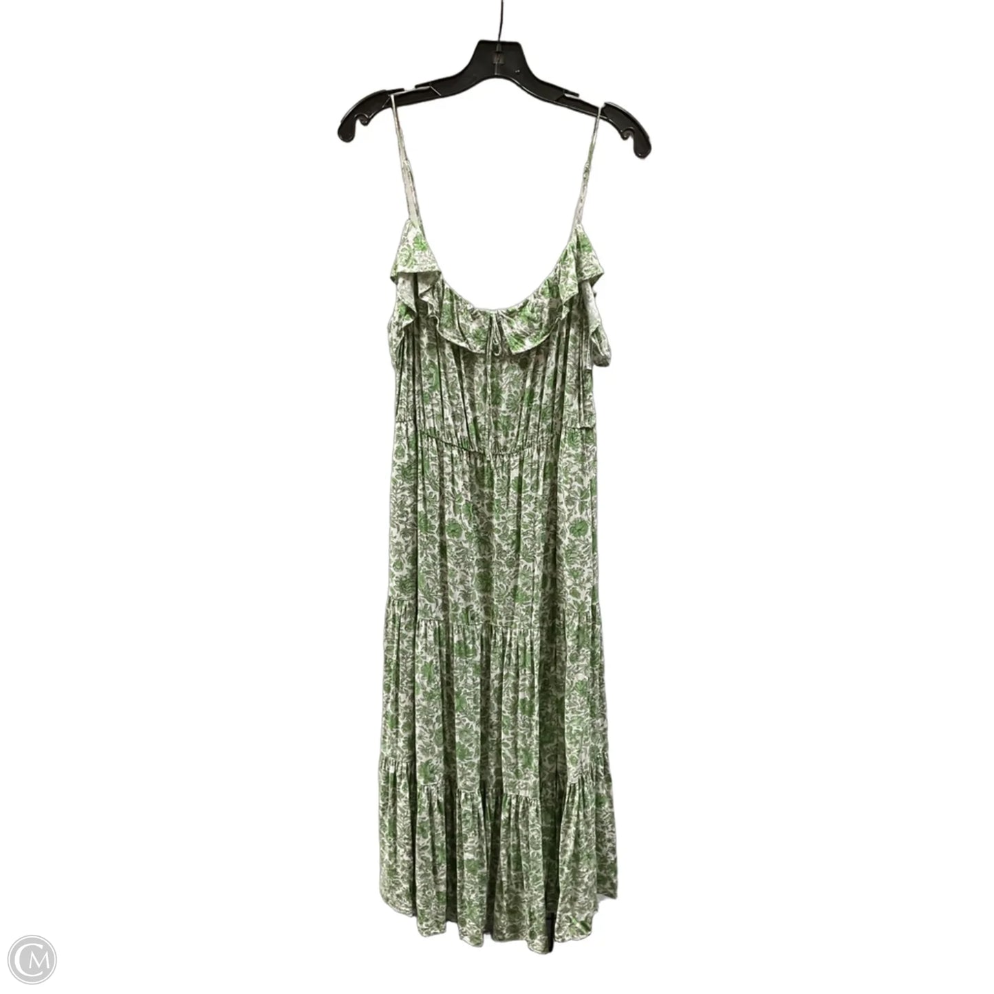 Dress Casual Maxi By J. Crew In Green, Size: Xxl