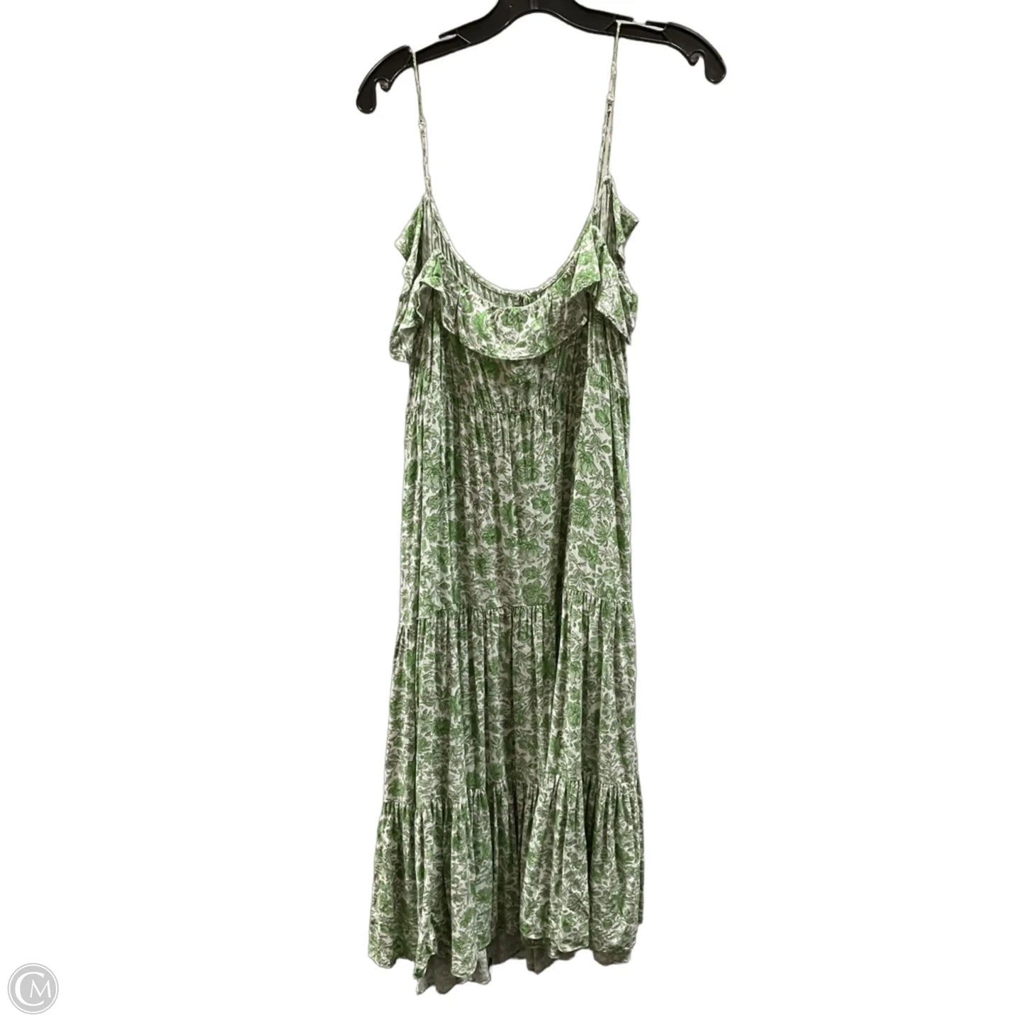 Dress Casual Maxi By J. Crew In Green, Size: Xxl