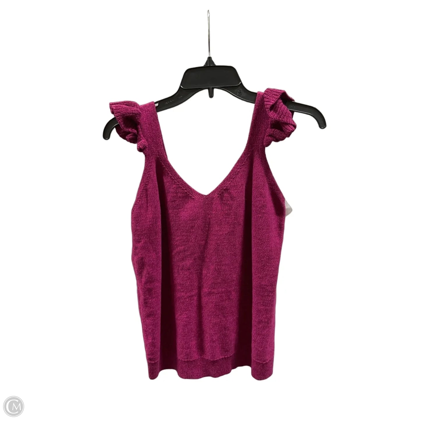 Top Sleeveless By Loft In Pink, Size: M