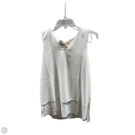 Top Sleeveless By Michael By Michael Kors In White, Size: M