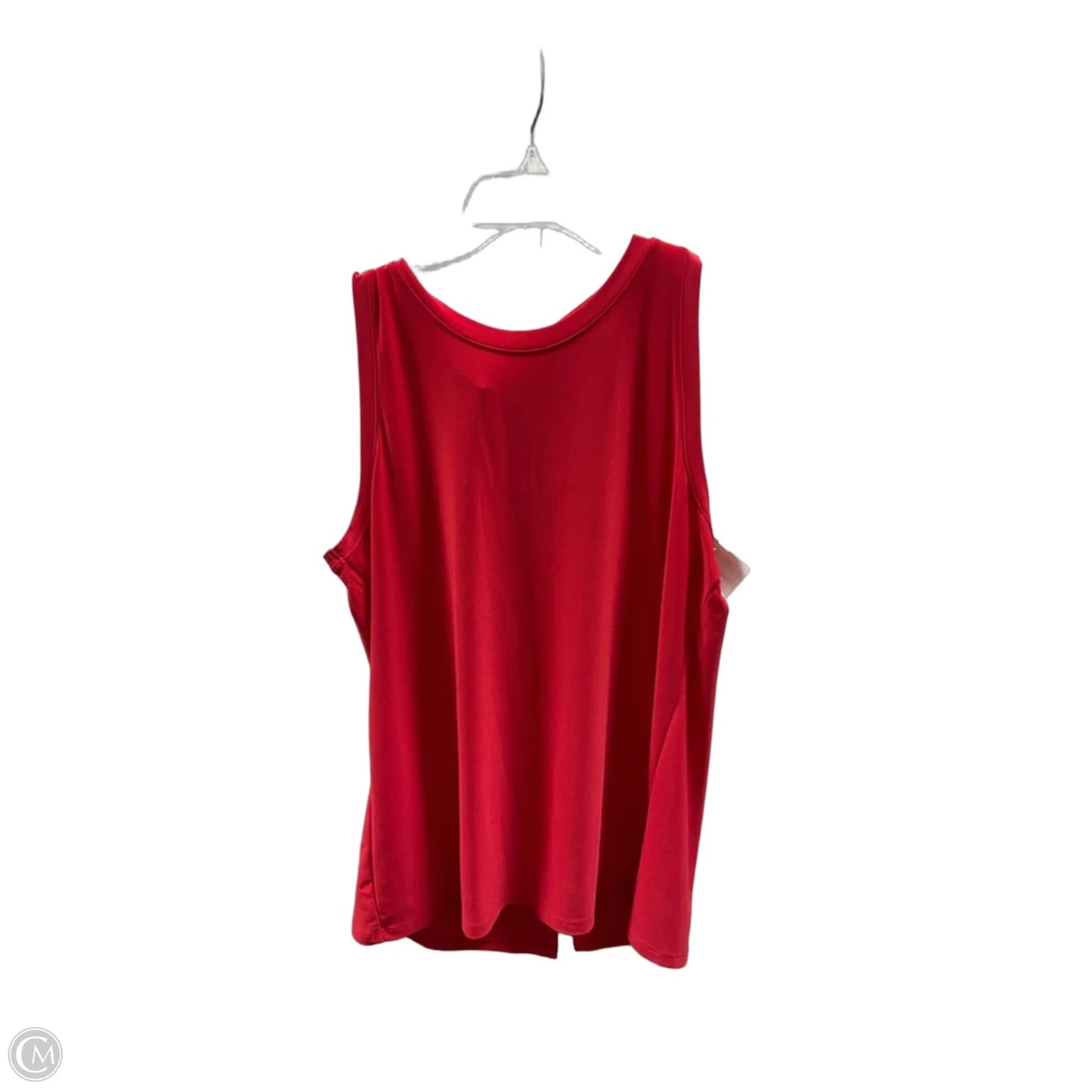 Top Sleeveless By Chaus In Red, Size: M
