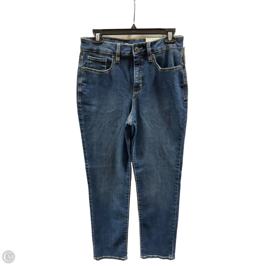 Jeans Straight By Style And Company In Blue Denim, Size: 8