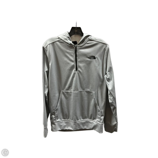 Athletic Top Long Sleeve Hoodie By The North Face In Grey, Size: S
