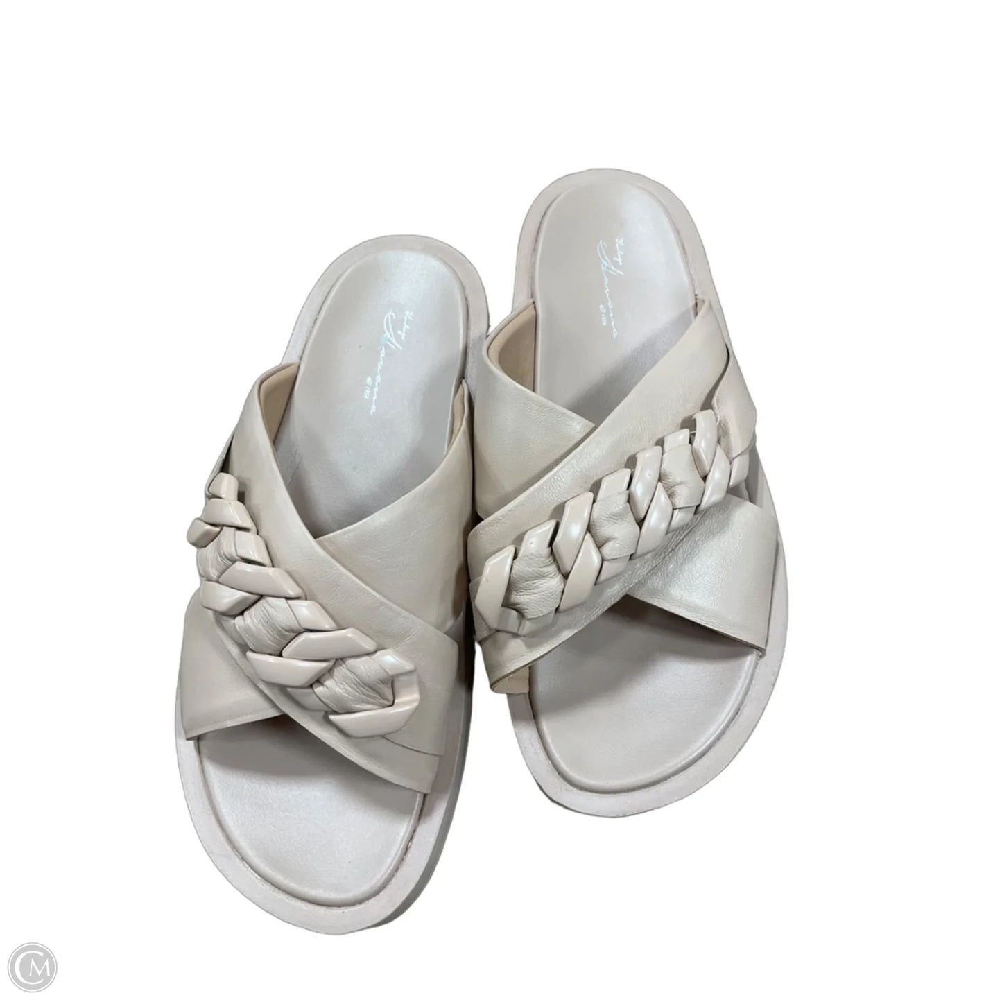 Sandals Flats By Vintage Havana In Tan, Size: 8