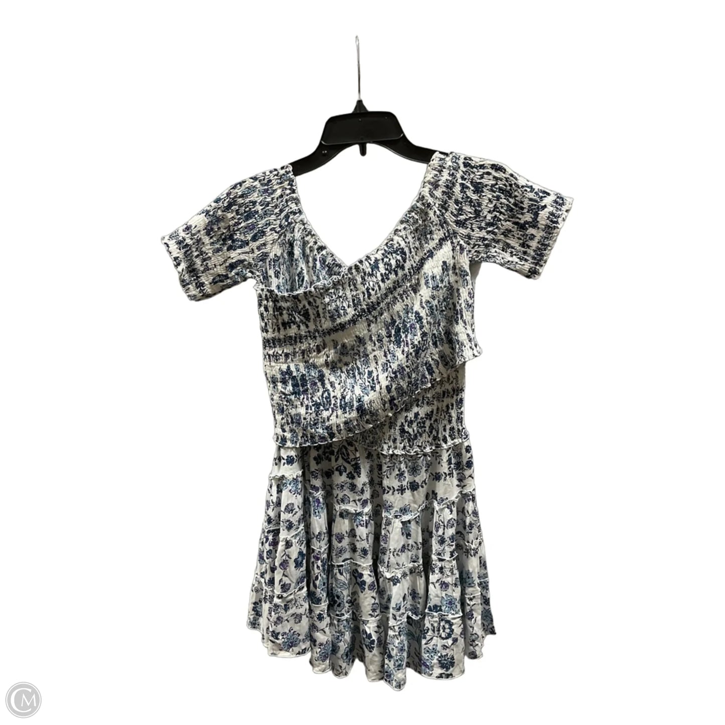 Dress Casual Short By Cma In Floral Print, Size: L