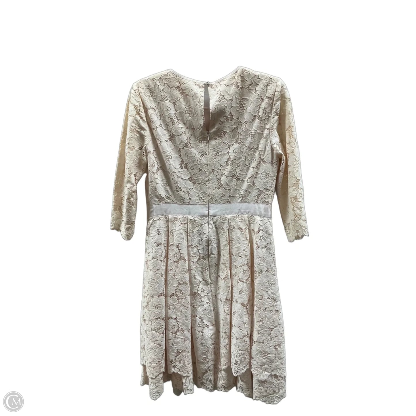 Dress Party Midi By Ted Baker In Cream, Size: 4