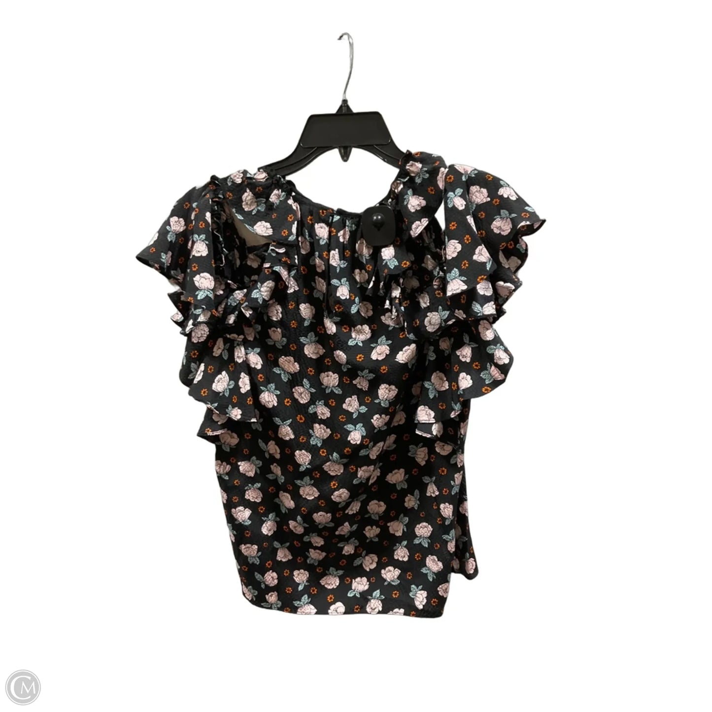 Top Sleeveless By Rebecca Taylor In Floral Print, Size: 6