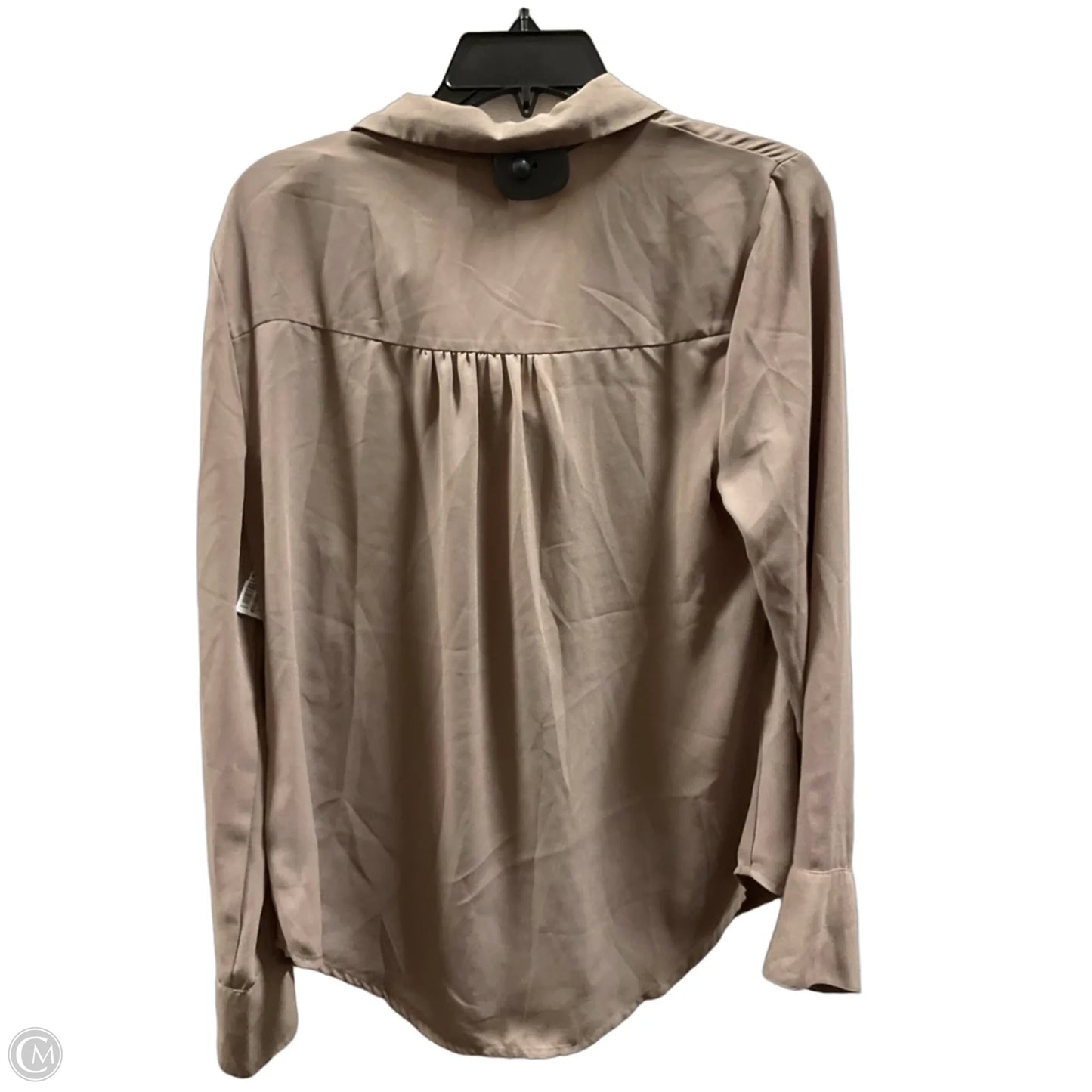 Blouse Long Sleeve By Worthington In Brown, Size: M