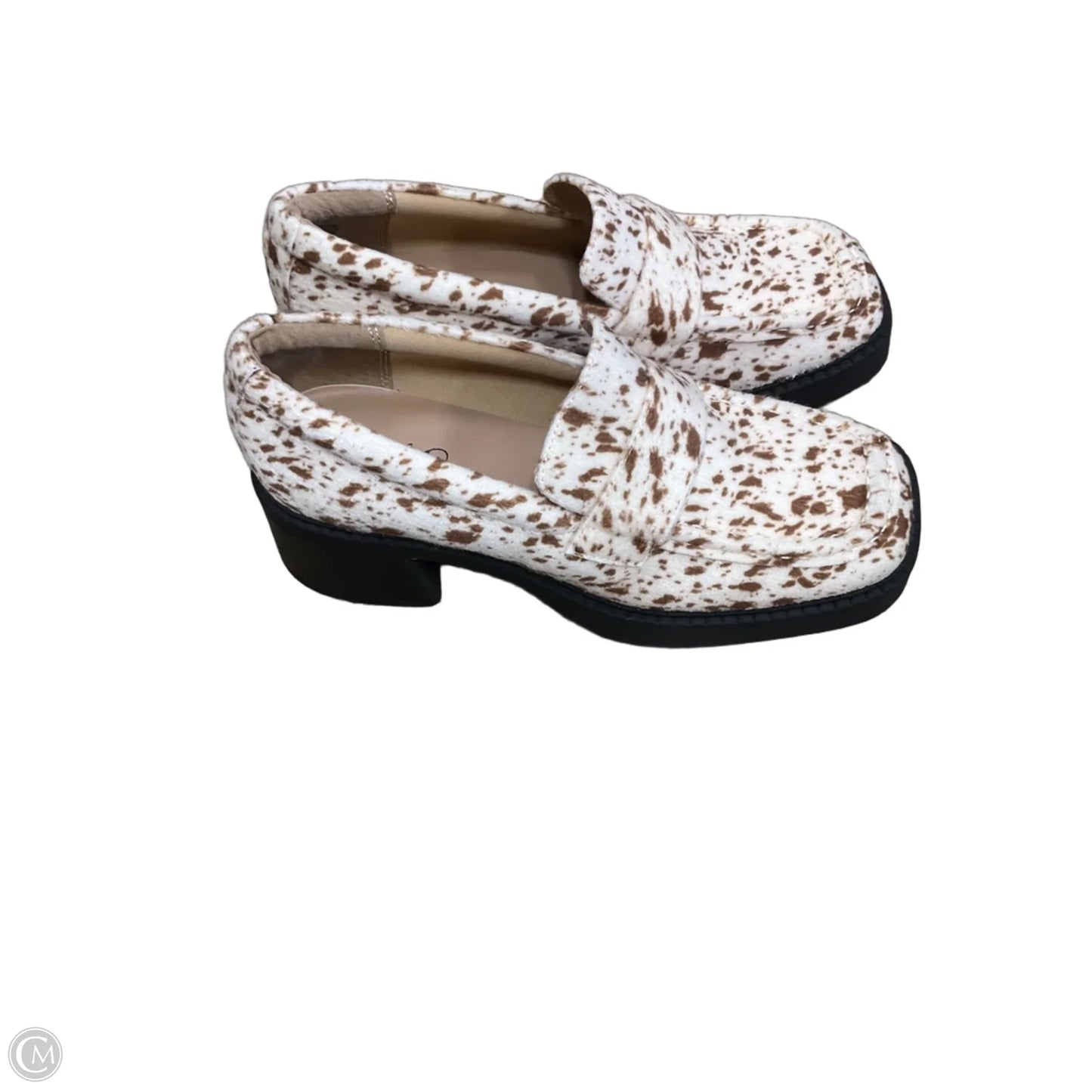 Shoes Heels Block By Cmf In Animal Print, Size: 8.5