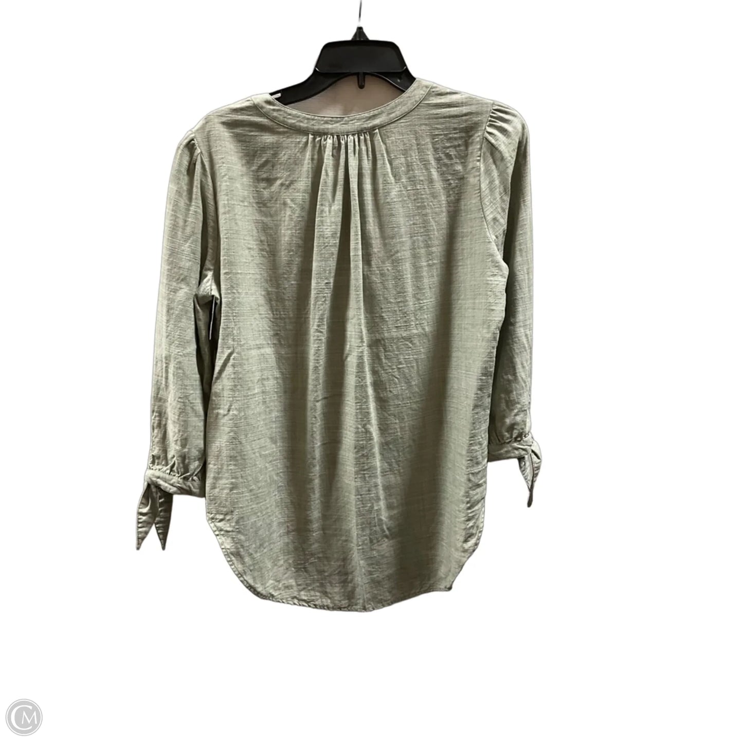 Top 3/4 Sleeve By Loft In Green, Size: S