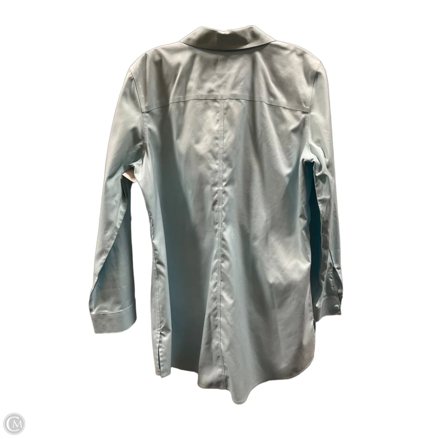 Blouse Long Sleeve By Chicos In Blue, Size: M