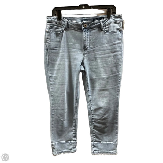 Jeans Cropped By J. Jill In Blue Denim, Size: 10