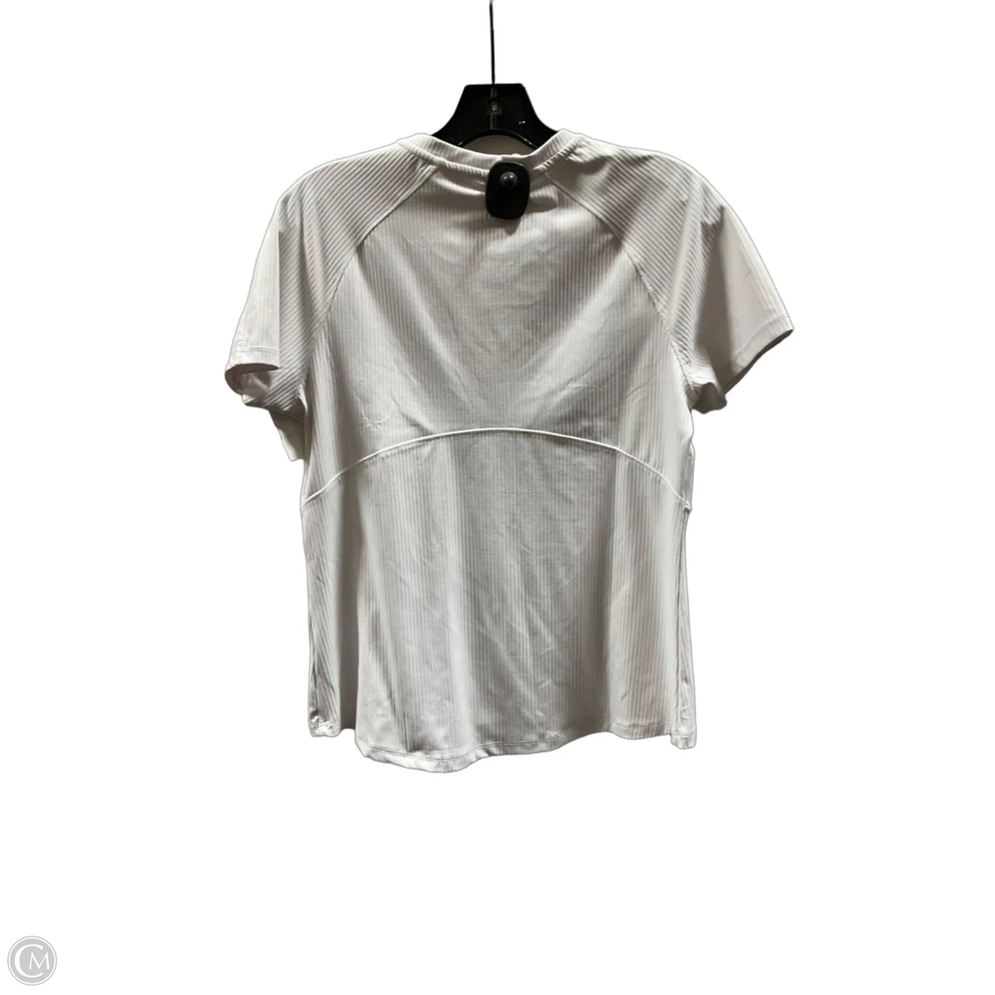 Athletic Top Short Sleeve By Spyder In White, Size: M