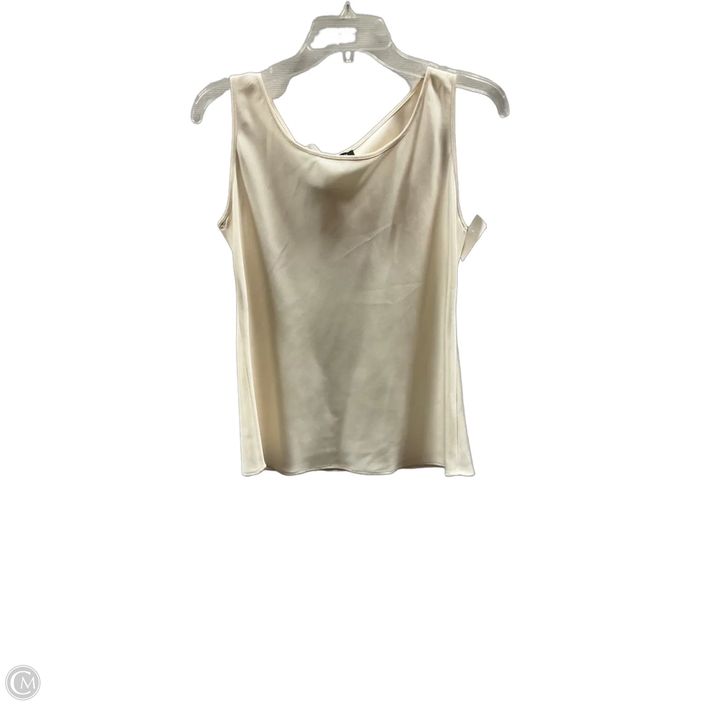 Top Sleeveless By Lafayette 148 In Cream, Size: 4