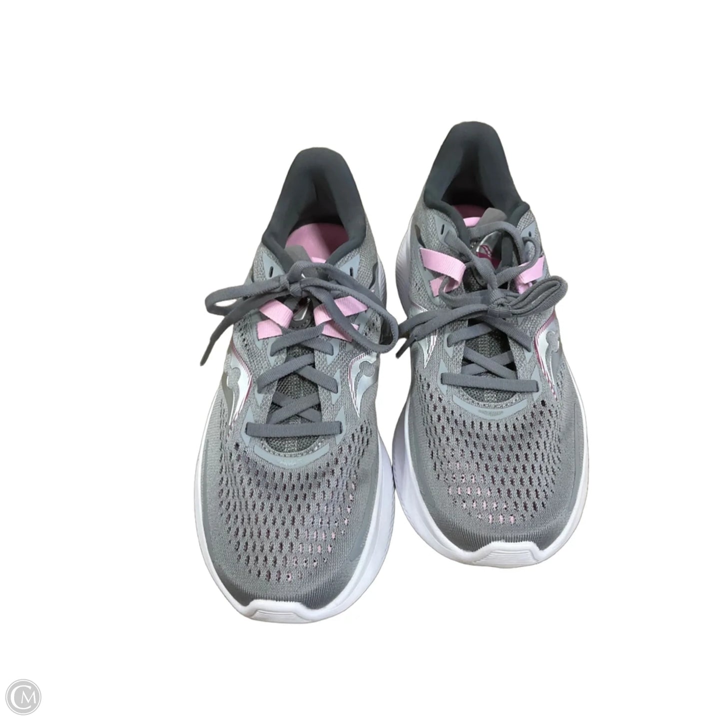 Shoes Athletic By Saucony In Grey & Pink, Size: 8