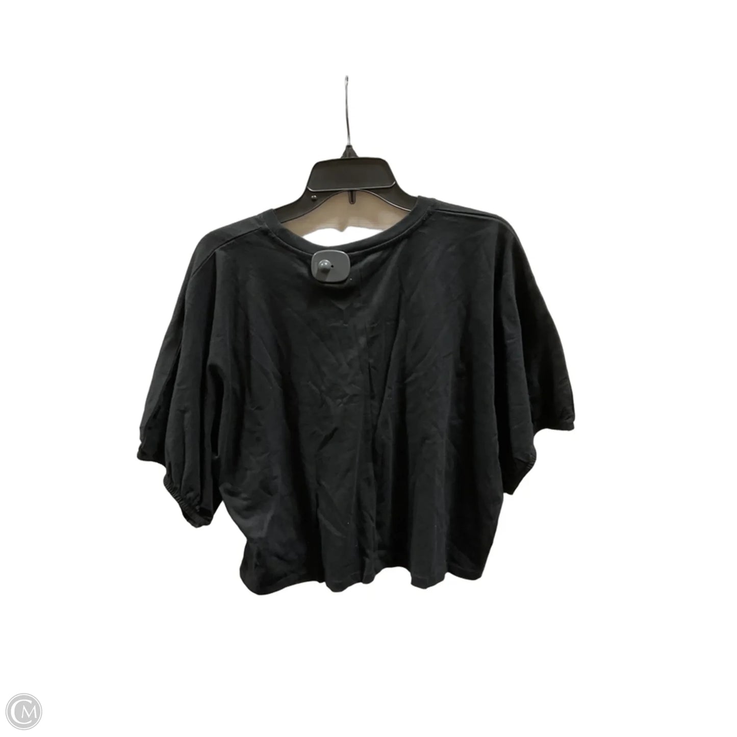 Top Short Sleeve By Zara In Black, Size: M