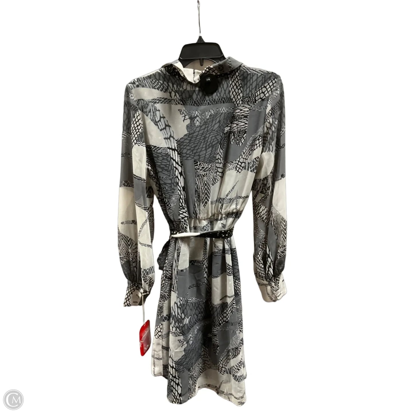 Dress Casual Midi By Kirna Zabete In Black & White, Size: L