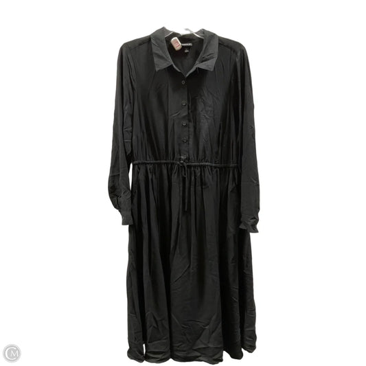 Dress Casual Maxi By Torrid In Black, Size: 1x