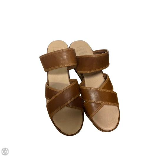 Sandals Heels Platform By Sperry In Brown, Size: 10