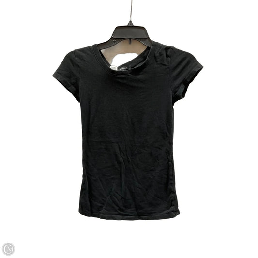 Top Short Sleeve Basic By Ambiance Apparel In Black, Size: S