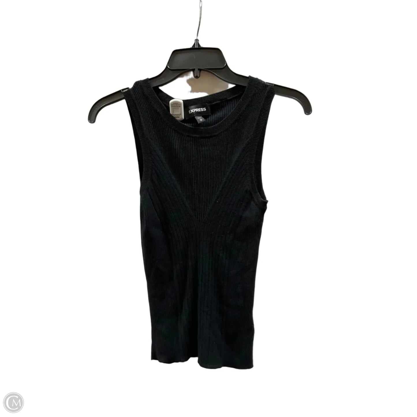 Top Sleeveless By Express In Black, Size: Xs