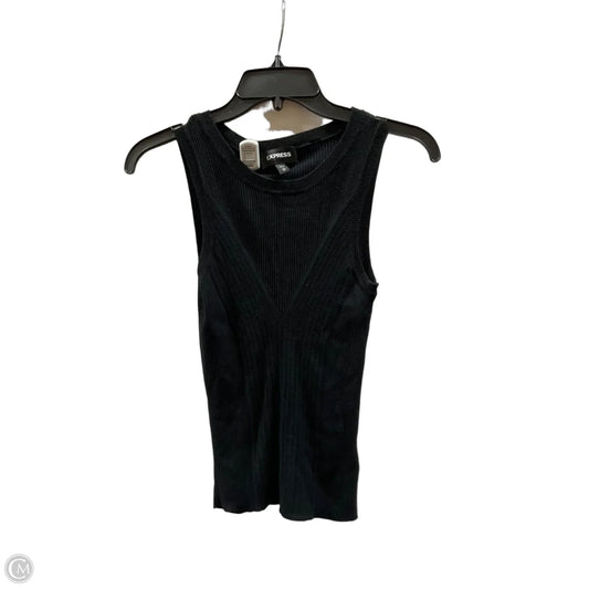 Top Sleeveless By Express In Black, Size: Xs