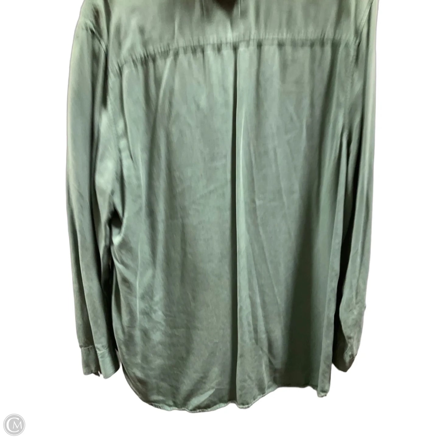 Blouse Long Sleeve By Babaton In Green, Size: Xl