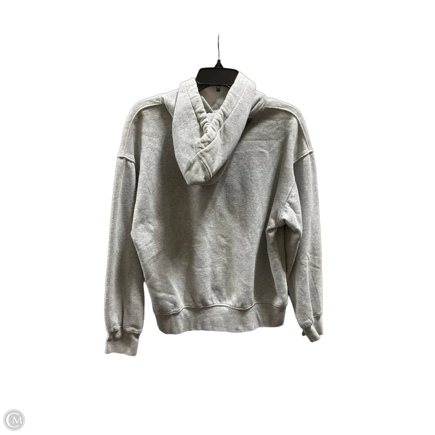 Sweatshirt Hoodie By Zara In Grey, Size: M