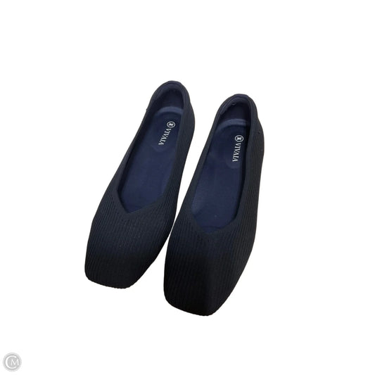 Shoes Flats By Vivaia In Navy, Size: 9