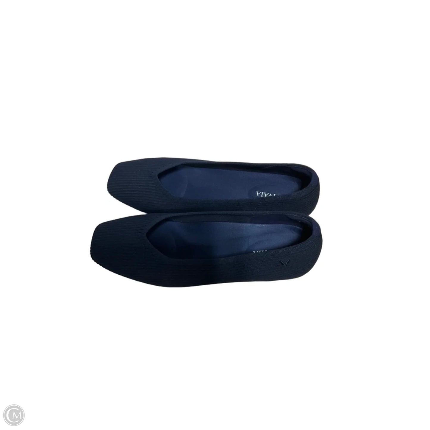Shoes Flats By Vivaia In Navy, Size: 9