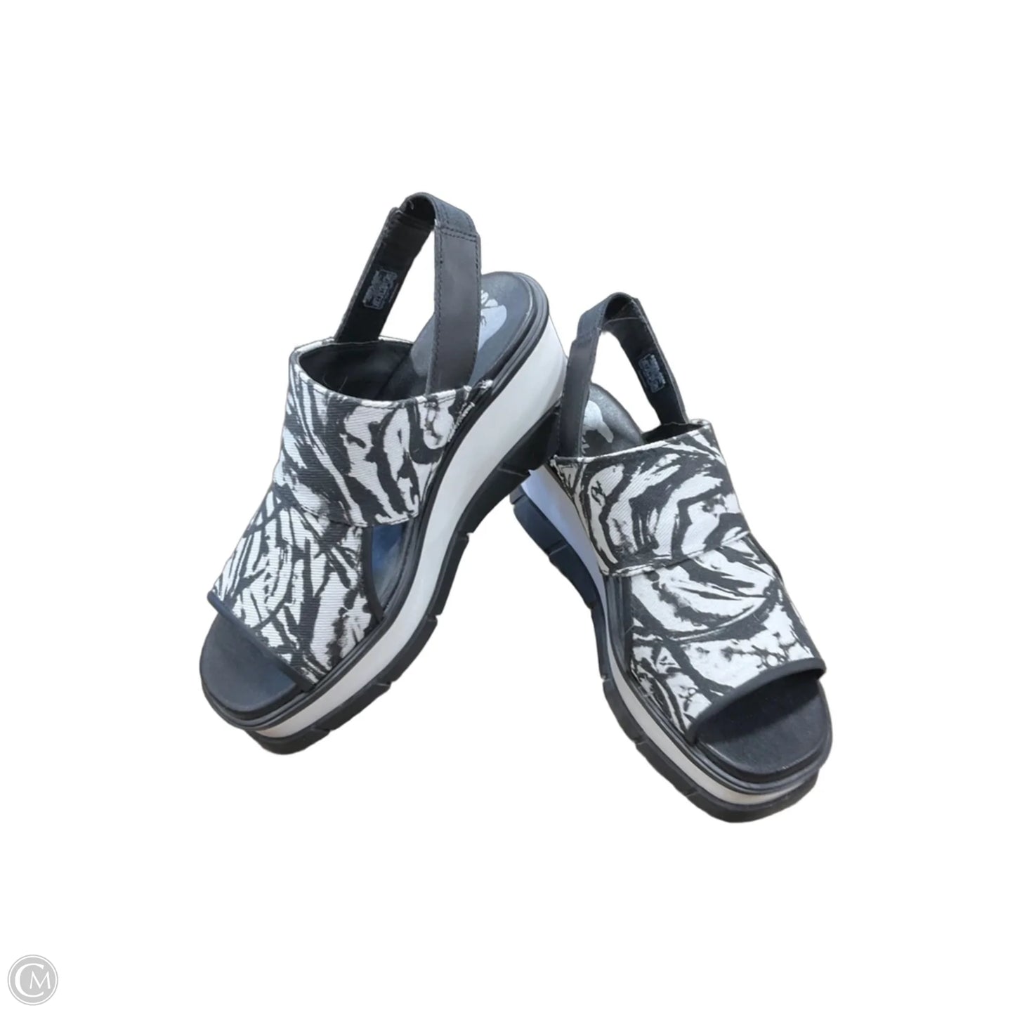 Sandals Heels Platform By Sorel In Black, Size: 8.5