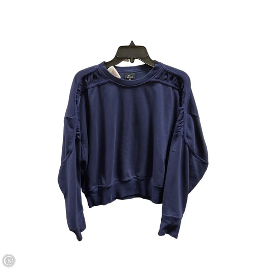 Athletic Sweatshirt Crewneck By Nike In Navy, Size: L