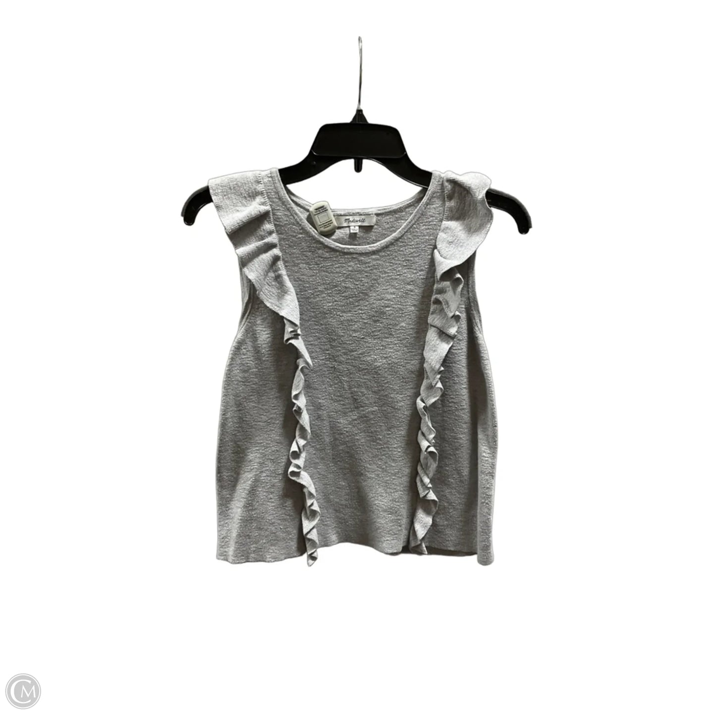 Top Sleeveless By Madewell In Grey, Size: M